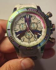 Invicta Corduba relógio cronógrafo 25177 52mm metal arco-íris branco. Precisa de bateria , usado comprar usado  Enviando para Brazil