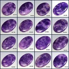 PEDRA PRECIOSA CABOCHÃO OVAL LEPIDOLITA ROXA FOGO SOL NATURAL AW- comprar usado  Enviando para Brazil