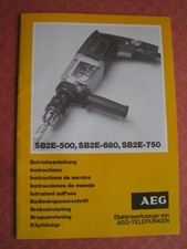 Rig betriebsanleitung aeg gebraucht kaufen  Karlsruhe