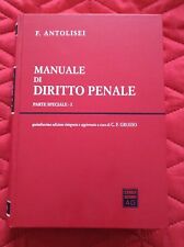 Manuale diritto penale. usato  Italia