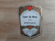 Etiquette ancienne liqueur d'occasion  Quimperlé