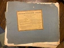 1840’s Parcial Antique Berghaus’ Physikalischer Atlas 7 mapas coloridos à mão comprar usado  Enviando para Brazil