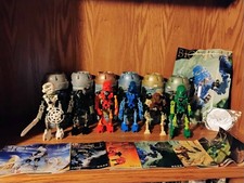 Usado, Lego Bionicle Toa Mata conjunto completo (8531–8536) com latas e manuais CD raro comprar usado Usado, Lego Bionicle Toa Mata conjunto completo (8531–8536) com latas e manuais CD raro comprar usado  Enviando para Brazil