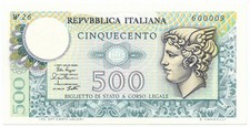 500 lire biglietto usato  Pignataro Maggiore