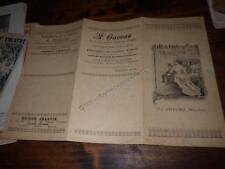 1897.programme theatre mondain d'occasion  Saint-Brieuc