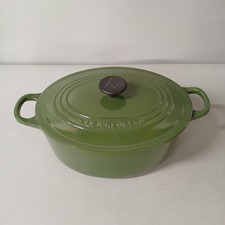 Creuset oval green for sale  GRANTHAM