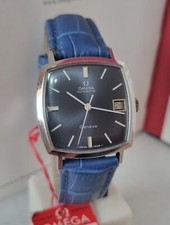 Omega Geneve Clasico Cuadrado,automatico 565,azul Original,162.0010,new Old..., usado comprar usado  Enviando para Brazil