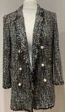 Zara glittery fringed for sale  DARTFORD
