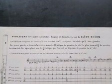 Partition ancienne tablature d'occasion  Milly-sur-Thérain