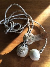 Bolos Boleadoras Rawhide Leather 3 Ball Lasso Gaucho Hunting Tool Bariloche comprar usado  Enviando para Brazil