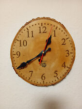 Wanduhr birke baumscheibe23x21 gebraucht kaufen  Kempten (Allgäu)