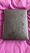 Victorian leather embossed for sale  WILMSLOW