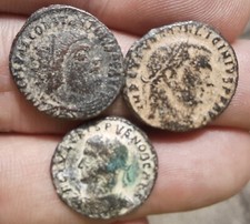 3 moedas de bronze romanas antigas autênticas aleatórias para identificação/estudo (lote G), usado comprar usado  Enviando para Brazil