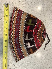 Chapéu de lã alpaca feminino pequeno autêntico de malha peruana comprar usado  Enviando para Brazil