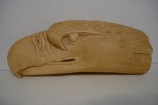 Artek réplica dente de baleia esculpido na cabeça de águia Nantucket museu da baleia comprar usado  Enviando para Brazil