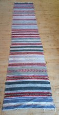 Tapete de pano antigo importado sueco feito à mão corredor (135 x 24,5") muito bonito comprar usado  Enviando para Brazil