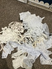 Vintage crochet lace for sale  CLECKHEATON