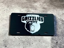 Grizzlies Memphis!  Placa de licença frontal gravada a laser!  Fica ótimo em seu carro, usado comprar usado  Enviando para Brazil