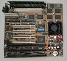 PCPartner VIB804DSE Sockel 7 ISA Mainboard + Intel Pentium MMX 233MHz + 64MB RAM comprar usado  Enviando para Brazil