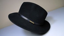Vintage borsalino black for sale  Dekalb