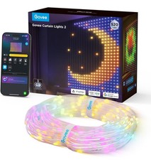 Luzes de cortina LED RGB Govee Smart 2, 520 LEDs, 4,9×6,6 pés H70B3, usado comprar usado  Enviando para Brazil