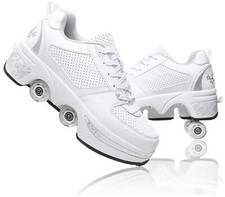Sapatos de skate femininos e masculinos Kick Roller Shoes skate de linha dupla... comprar usado  Enviando para Brazil
