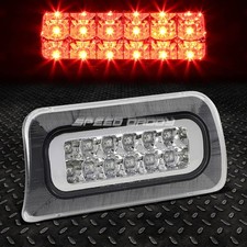 [LED DE 2 FILEIRAS] PARA 94-03 S10 SONOMA CABINE PADRÃO TERCEIRA 3ª LUZ DE FREIO TRASEIRA CROMADA, usado comprar usado  Enviando para Brazil