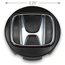 Tampa central de roda Honda Fit preta clareza fabricante de equipamento original 16" 44732-T5R-A11 2,25" diâmetro comprar usado  Enviando para Brazil