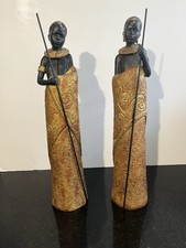 Pair african tribal for sale  CHESTERFIELD