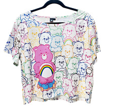 Linda camiseta gráfica Care Bears para mujer rosa Cheer Bear arco iris talla XL segunda mano  Embacar hacia Mexico