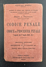 Manuale hoepli codice usato  Italia