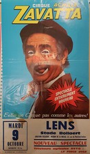 Affiche publicitaire cirque d'occasion  Villeneuve-d'Ascq-