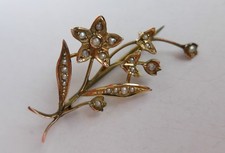 Gelbgold brosche 333 gebraucht kaufen  Deutschland