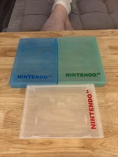 LOTE DE 3 Nintendo 64 N64 Caixa de Armazenamento Plástica Clamshell Jogo Estojo Rígido Fabricante de Equipamento Original comprar usado  Enviando para Brazil