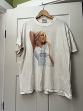Camiseta Madonna Drowned World Tour 2001 Vintage Branca Tamanho XLarge, usado comprar usado  Enviando para Brazil