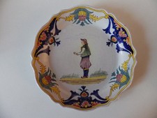 Belle assiette faience d'occasion  Briec