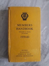 1959 members handbook for sale  UK