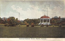 Marion Indiana ok. 1910 Pocztówka Żołnierze Narodowi Dom Gazebo na sprzedaż  Wysyłka do Poland