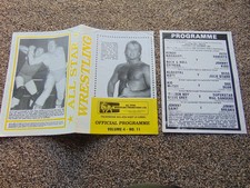 British wrestling programme d'occasion  Expédié en Belgium