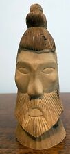 Busto de madeira esculpido vintage – Chuuk (Truk), Micronésia – 9” de altura – Ilha do Pacífico, usado comprar usado  Enviando para Brazil