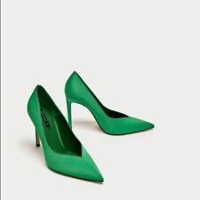 Zara green satin for sale  READING