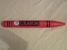 Red plastic crayon for sale  USA