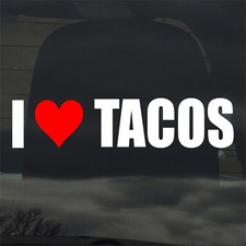 Adesivo de vinil I Love Tacos para janela de carro laptop e muito mais comprar usado  Enviando para Brazil