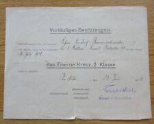 Urkunde besitzzeugnis zum gebraucht kaufen  Hannover
