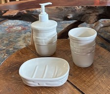 3pc longaberger pottery for sale  Clive