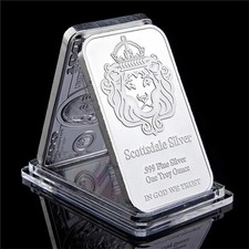 Lingotes Scottsdale Plata 999 Plata Fina Una Onza Troy 1 Barras En Dios Confiamos segunda mano  Embacar hacia Mexico