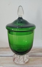 Vintage green glass for sale  HARLESTON