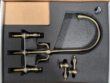 Torneira de cozinha ponte Whitehaus WHTTSLV3-9773-NT-AB com spray lateral - Latão antigo comprar usado  Enviando para Brazil