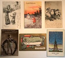 Christmas postcards 5 for sale  COOKSTOWN