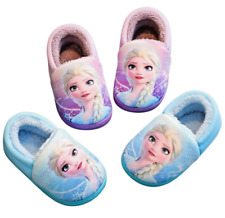 Chinelos de inverno femininos Disney princesa Elsa chinelos infantis antiderrapantes quentes, usado comprar usado  Enviando para Brazil